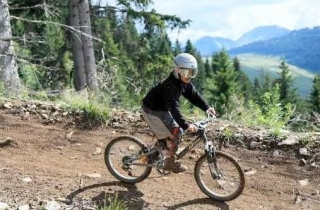 Chamonix downhill mountain biking